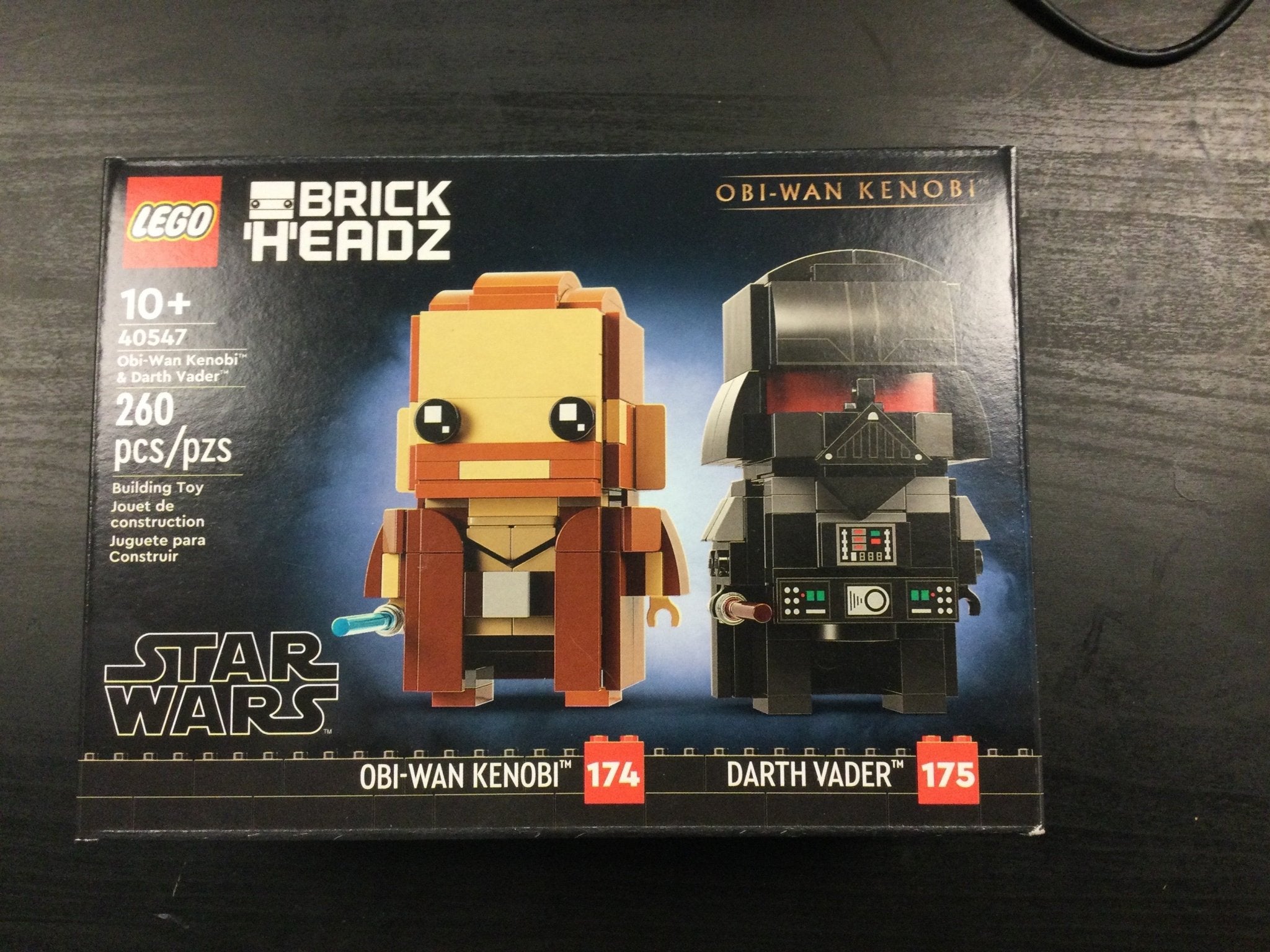 Lego Star Wars Brick Heads Obi - Wan Kenobi and Darth Vader - WiredVillage Games - LEGO